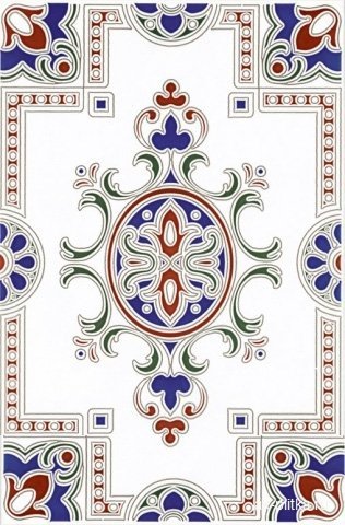Керамическая плитка Ribesalbes Cadiz, цвет разноцветный, поверхность матовая, прямоугольник, 200x300