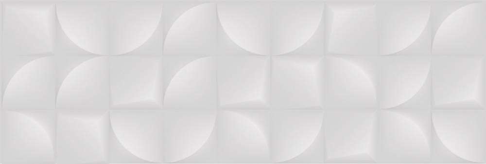 Керамическая плитка Pamesa Sirte Snow Saten Rect, цвет белый, поверхность сатинированная рельефная, прямоугольник, 300x900