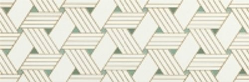 Вставки Coliseumgres Lifestyle White Ins.Twist 600080000432, цвет белый бежевый зелёный, поверхность матовая, прямоугольник, 250x750