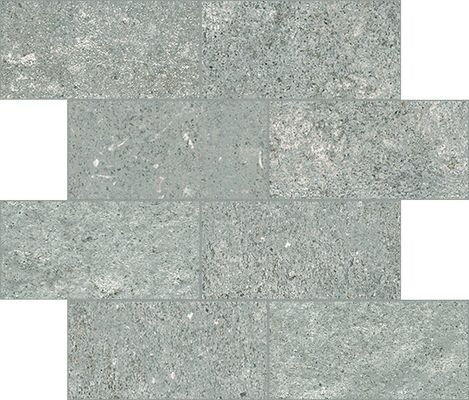 Мозаика Cerim Match Up Earl Grey Comfort Mosaico Muretto 772558, цвет серый, поверхность матовая, прямоугольник, 75x150
