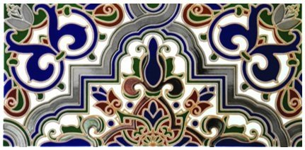 Керамическая плитка CAS Layal, цвет разноцветный, поверхность глянцевая, прямоугольник, 140x280
