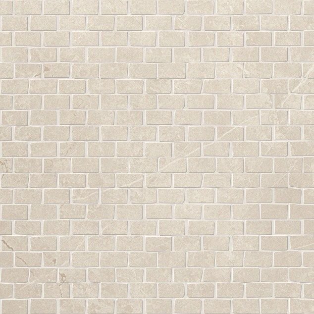 Мозаика Fap Roma Brick Pietra Mosaico, цвет бежевый, поверхность полированная, под кирпич, 300x300