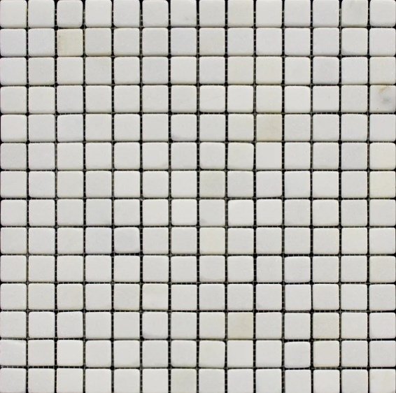 Мозаика Natural Mosaic Adriatica (2X2) 7M001-20T, цвет белый, поверхность матовая, квадрат, 305x305