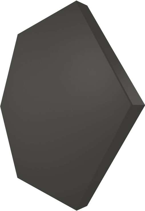 Керамическая плитка Wow Wow Collection Hexa Graphite Matt 91778, цвет чёрный тёмный, поверхность матовая, шестиугольник, 215x250