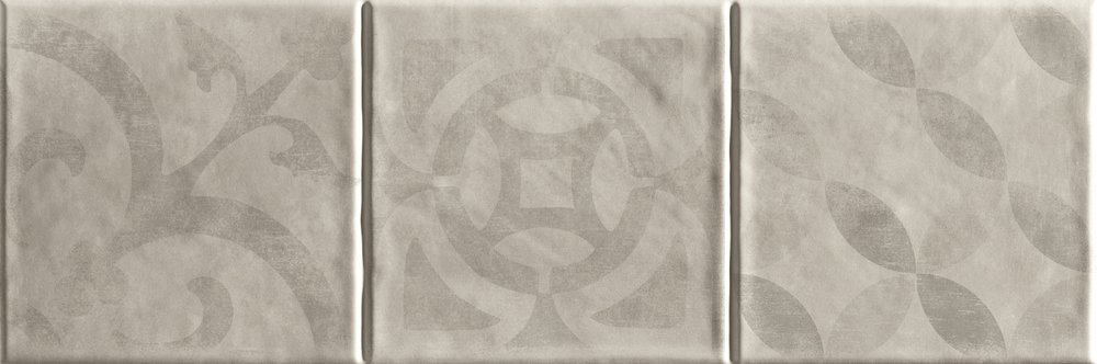 Декоративные элементы Love Tiles Ground Homeland Tortora, цвет серый, поверхность глазурованная, прямоугольник, 200x600