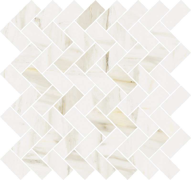 Мозаика Italon Stellaris Carrara Ivory Mosaico Cross 620110000213, цвет слоновая кость, поверхность матовая, прямоугольник, 297x315