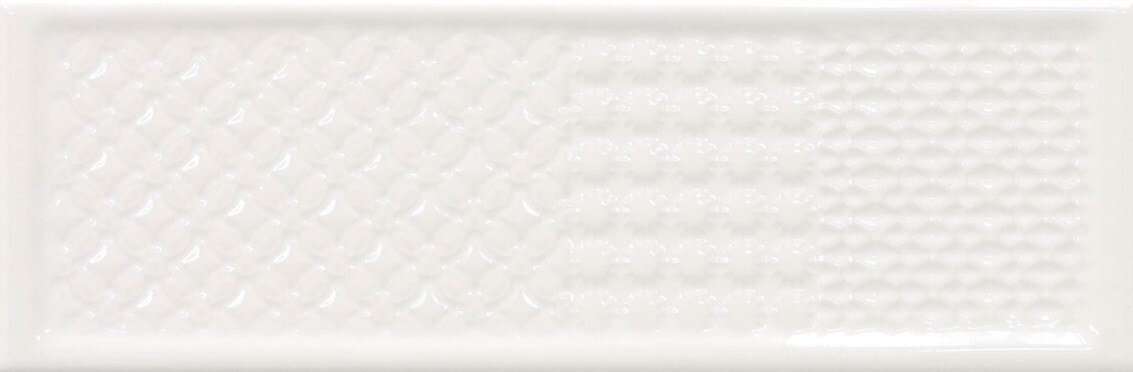 Декоративные элементы Cifre Titan Decor Glaciar, цвет белый, поверхность глянцевая, прямоугольник, 100x305