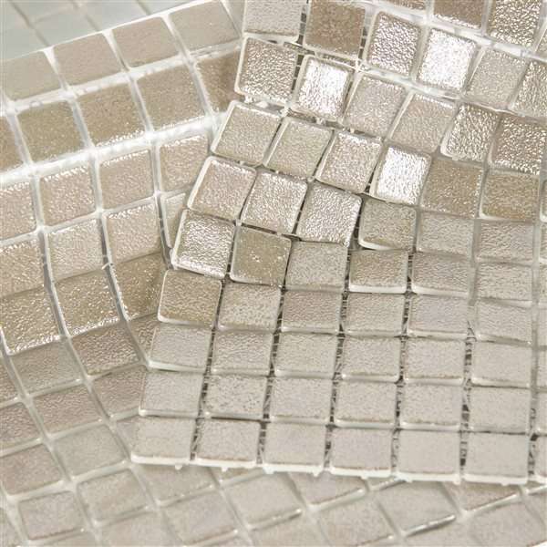 Мозаика Mosavit Metalico Alum, цвет бежевый, поверхность глянцевая, квадрат, 316x316