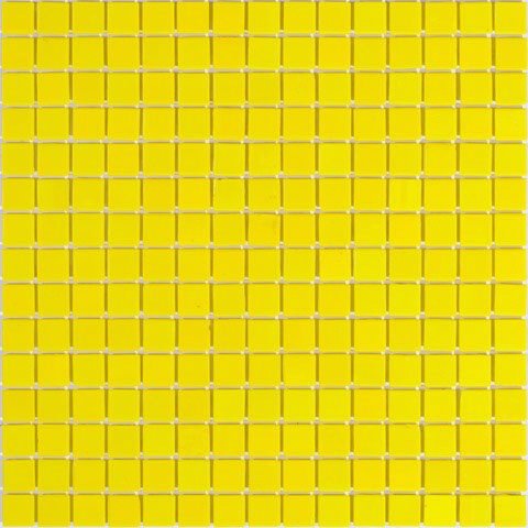 Мозаика Alma Mosaic Sandy SN198, цвет жёлтый, поверхность глянцевая, квадрат, 327x327