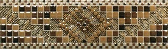 Бордюры STN Ceramica Listelo Andros Crema, цвет коричневый, поверхность глянцевая, прямоугольник, 75x250