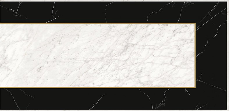 Декоративные элементы Piemme Majestic Abbey Road A 02628, цвет бежевый чёрный, поверхность матовая, прямоугольник, 600x1200