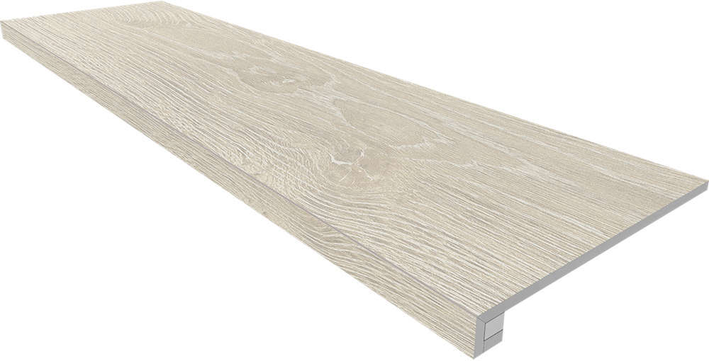 Ступени Estima Kraft Wood Steptrade Nordic KW00 70607, цвет белый, поверхность структурированная, прямоугольник, 330x1200