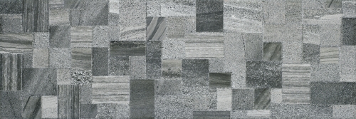 Керамическая плитка Gemma Glory Anthracite Stone, цвет серый, поверхность матовая, прямоугольник, 250x750