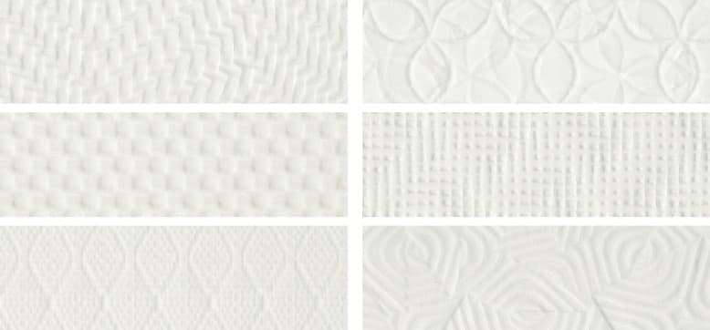 Керамическая плитка Made+39 Brick Third White BRTH020, цвет белый, поверхность структурированная, прямоугольник, 90x300