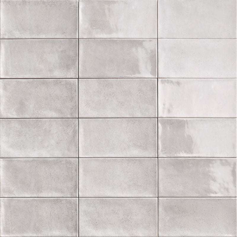 Керамическая плитка Mainzu Camden Grey, цвет серый, поверхность глянцевая, прямоугольник, 100x200