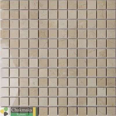 Мозаика Chakmaks Anatolian Stone Cream Pino, цвет бежевый, поверхность рельефная, квадрат, 305x305