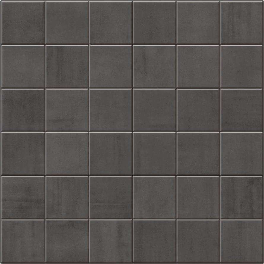 Мозаика Monocibec Modern Black Mos (4,7X4,7) 62322, цвет чёрный, поверхность матовая, квадрат, 300x300