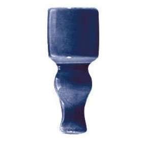 Спецэлементы Grazia Epoque Ang. Finale D.Cobalt Craquele FIAE9, цвет синий, поверхность глянцевая, прямоугольник, 65x20