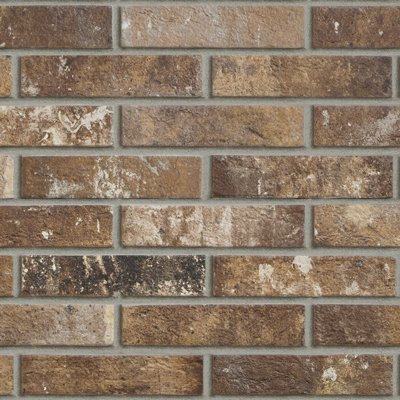 Керамогранит RHS Rondine London Sunset Brick J85931, цвет коричневый, поверхность матовая, под кирпич, 60x250