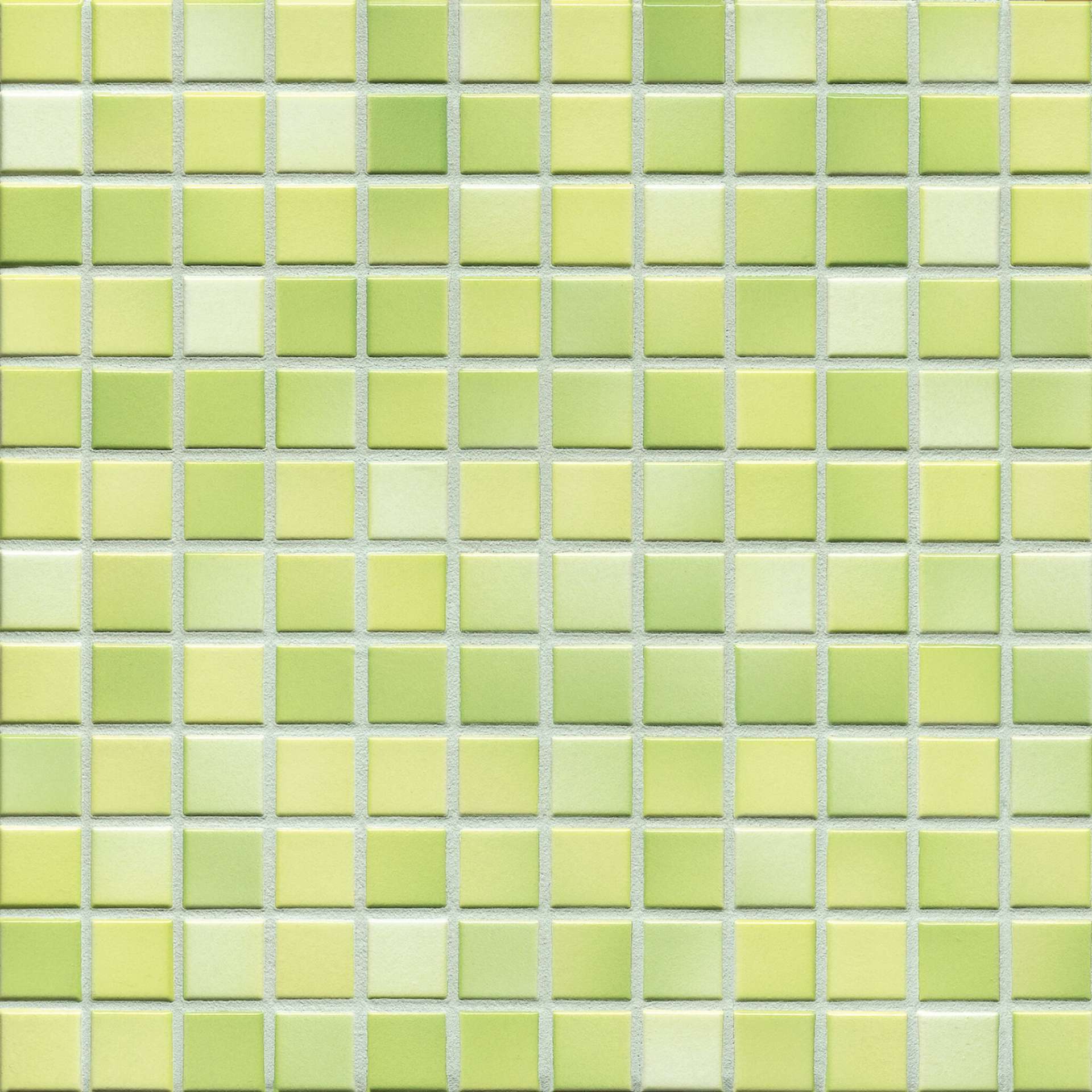 Мозаика Jasba Fresh Lime Green-Mix 41214H, цвет зелёный, поверхность глянцевая, квадрат, 316x316
