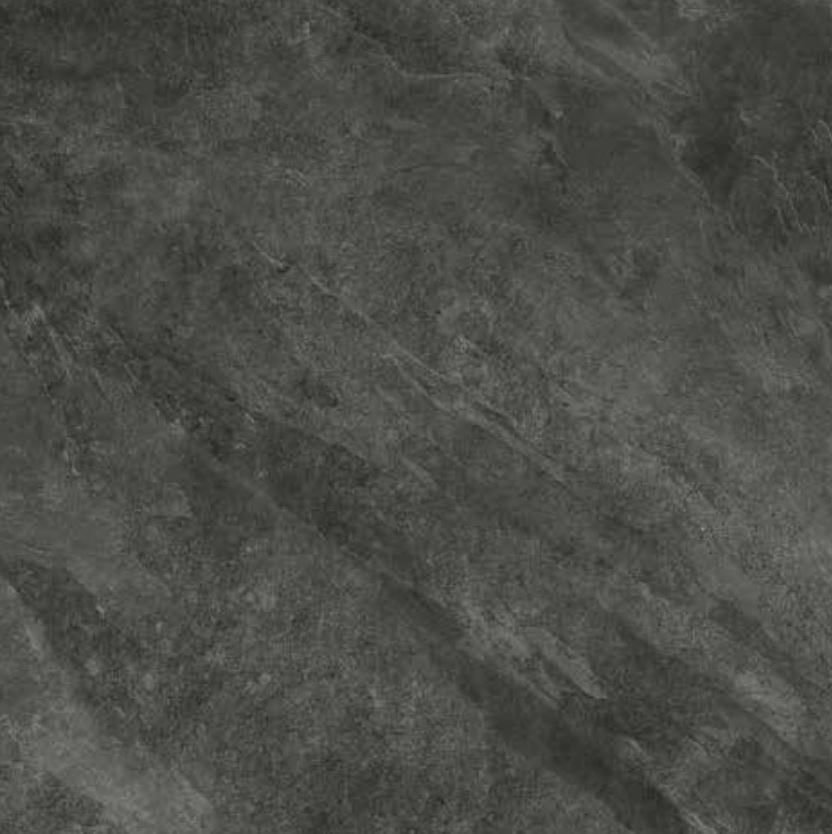 Широкоформатный керамогранит ABK Monolith Graphite Ret PF60001802, цвет чёрный, поверхность натуральная, квадрат, 1200x1200