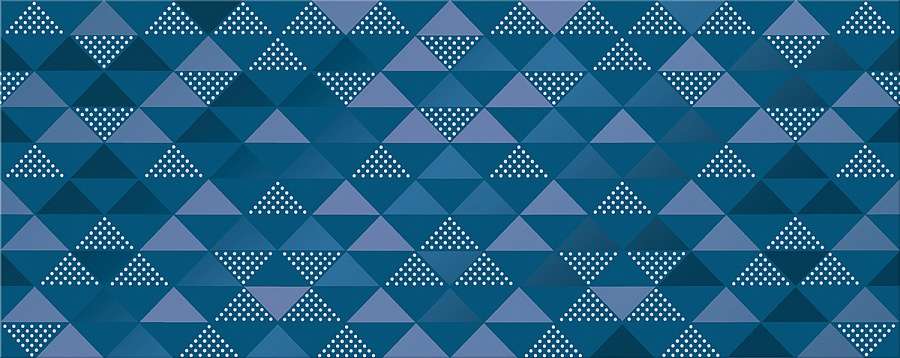 Декоративные элементы Azori Vela Indigo Confetti, цвет синий, поверхность глянцевая, прямоугольник, 201x505