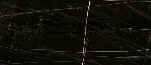 Широкоформатный керамогранит La Faenza Trex3 TREX6 278N LP, цвет чёрный, поверхность лаппатированная, прямоугольник, 1200x2780