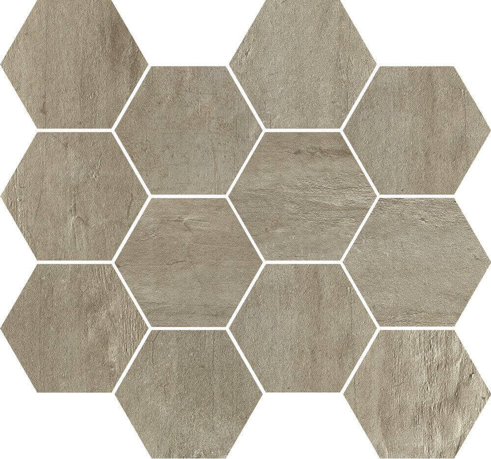 Мозаика Imola Creative Concrete Mk.Creacon G, цвет серый, поверхность матовая, прямоугольник, 250x300