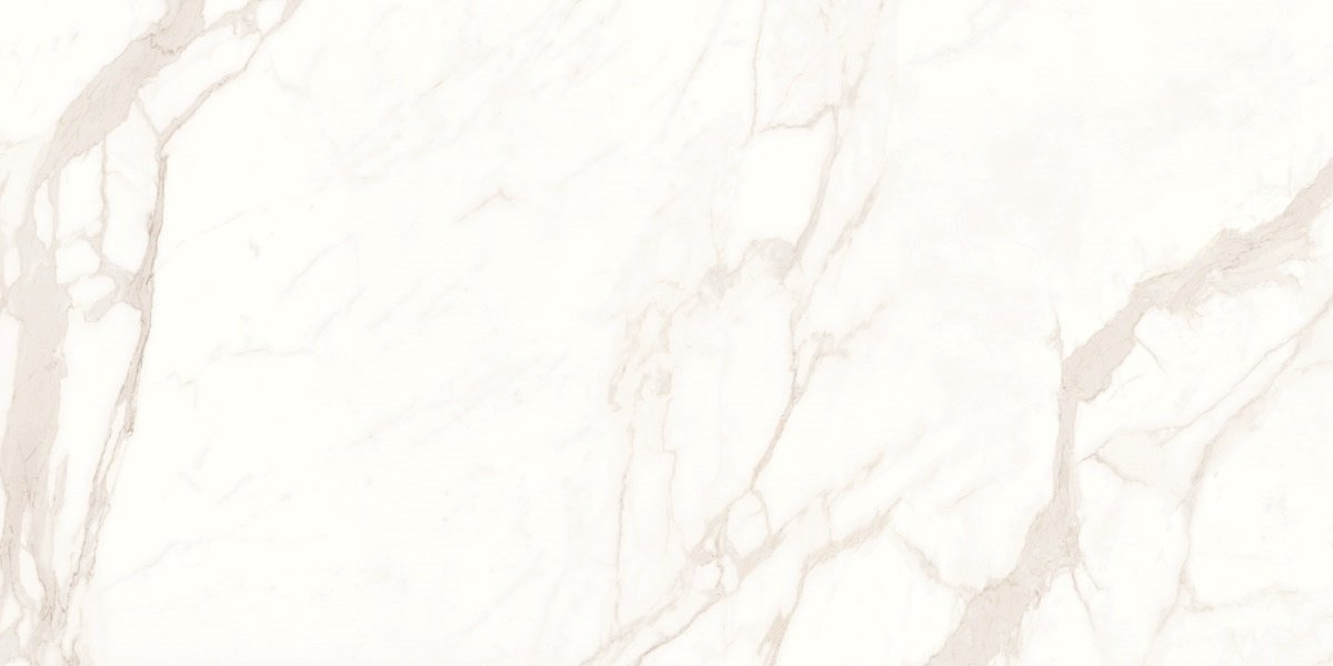 Керамогранит Decovita Calacatta Suave Satin Mat, цвет белый, поверхность сатинированная, прямоугольник, 600x1200