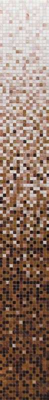 Мозаика Alma Mosaic Растяжки 20 DE604(m) (комплект из 8 миксов), цвет белый коричневый бежевый, поверхность глянцевая, прямоугольник, 262x327