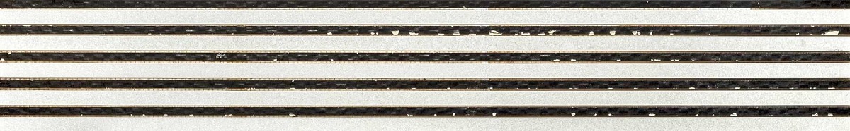 Вставки Grespania Reims Amiens Blanco, цвет белый чёрный, поверхность матовая, прямоугольник, 157x1000