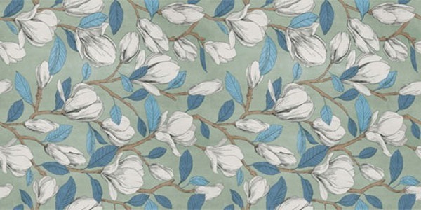 Декоративные элементы  Wallpapers Magnolia 6D303953, цвет разноцветный, поверхность матовая, прямоугольник, 600x1200