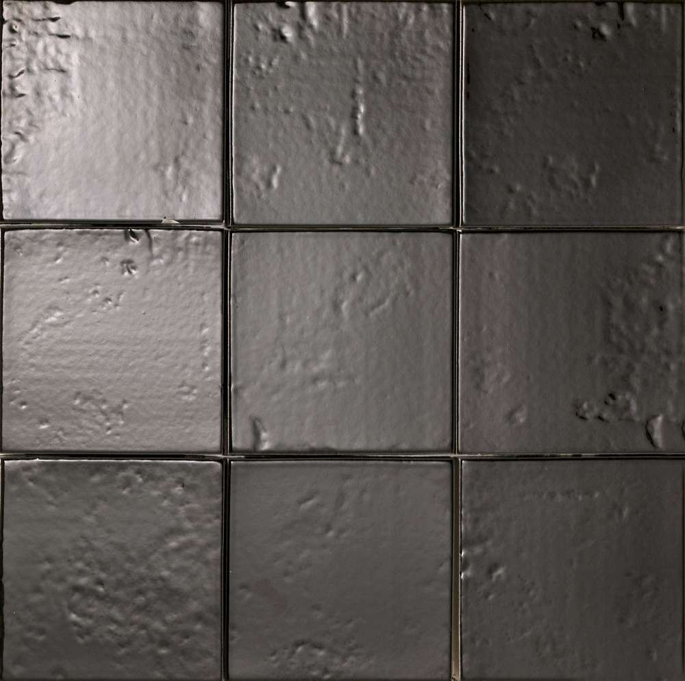 Керамическая плитка Sartoria Artigiana Antracite SAARQU09G, цвет серый, поверхность глянцевая, квадрат, 110x110