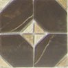Вставки Vives Taco Iliada-Pr Marron, цвет коричневый, поверхность полированная, квадрат, 108x108