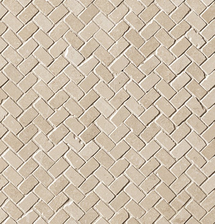 Мозаика Fap Maku Sand Gres Mosaico Spina Matt fMK1, цвет бежевый, поверхность матовая, квадрат, 300x300