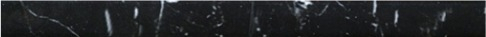 Бордюры Cinca Marmores Marquina Black Big Corner 0450/104, цвет чёрный, поверхность матовая, прямоугольник, 20x320