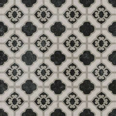 Декоративные элементы Kerama Marazzi Фреджио 3 черно-белый VT\A296\SG1544N, цвет чёрно-белый, поверхность матовая, квадрат, 200x200