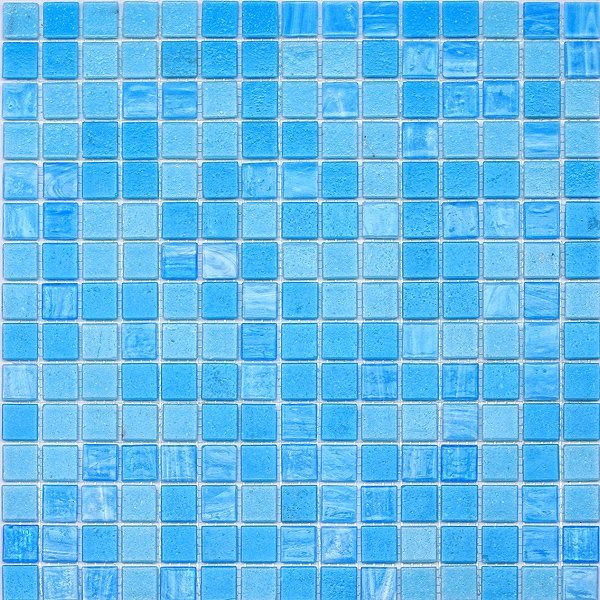 Мозаика JNJ Mosaic Mixed Colored 5003-V, цвет голубой, поверхность глянцевая, квадрат, 327x327