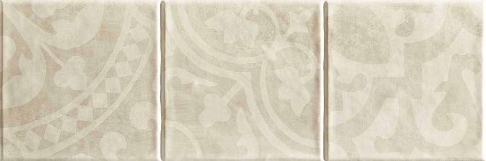 Декоративные элементы Love Tiles Ground Homeland Cream, цвет бежевый, поверхность глазурованная, прямоугольник, 200x600