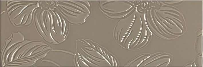 Декоративные элементы Domino Anya Decor Shape Brown, цвет коричневый, поверхность глянцевая, прямоугольник, 200x600
