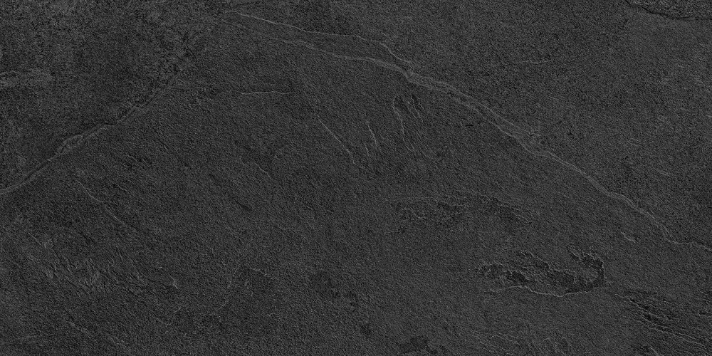 Керамогранит Lea Ceramiche Slimtech Waterfall Dark Flow Nat. LGXWF00, цвет чёрный, поверхность матовая, прямоугольник, 600x1200