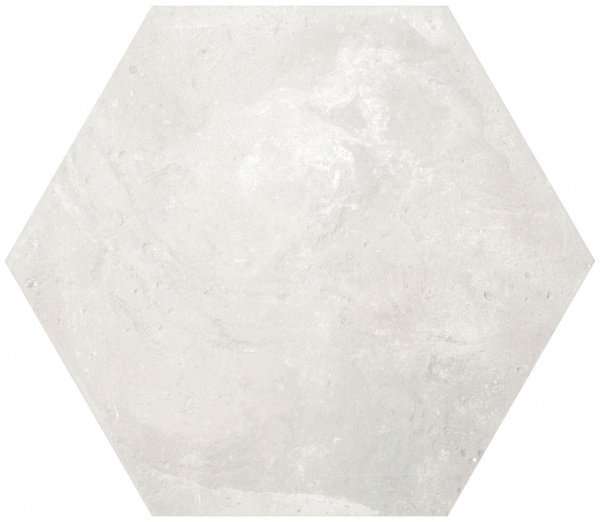 Керамогранит Wow Hexa Cottage White 114717, цвет белый, поверхность матовая, шестиугольник, 140x160