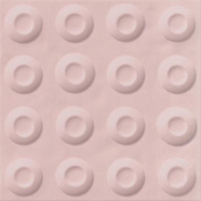 Декоративные элементы Vives Berta Picos Rosa-M, цвет розовый, поверхность матовая рельефная, квадрат, 200x200