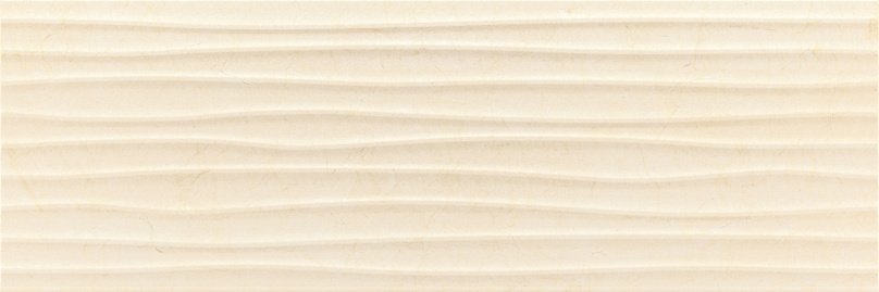 Керамическая плитка Baldocer Wellen Velvet Cream, цвет бежевый, поверхность глянцевая, прямоугольник, 300x900