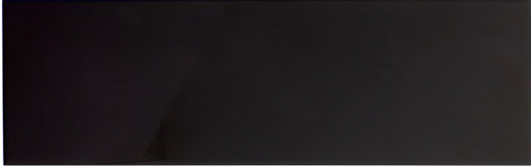 Керамическая плитка Ceramica Di Treviso Atlante Melanzana, цвет чёрный тёмный, поверхность глянцевая, прямоугольник, 200x600