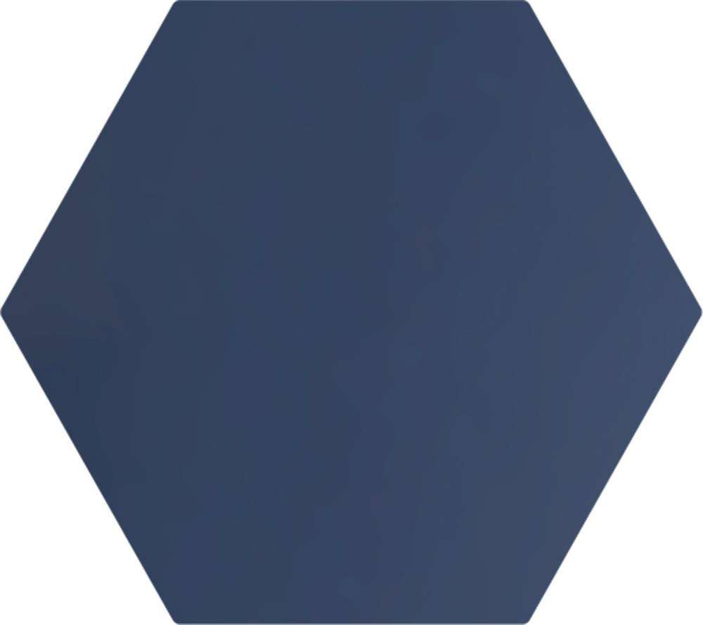 Керамогранит Maritima Astro Base Blue, цвет синий, поверхность матовая, шестиугольник, 200x240