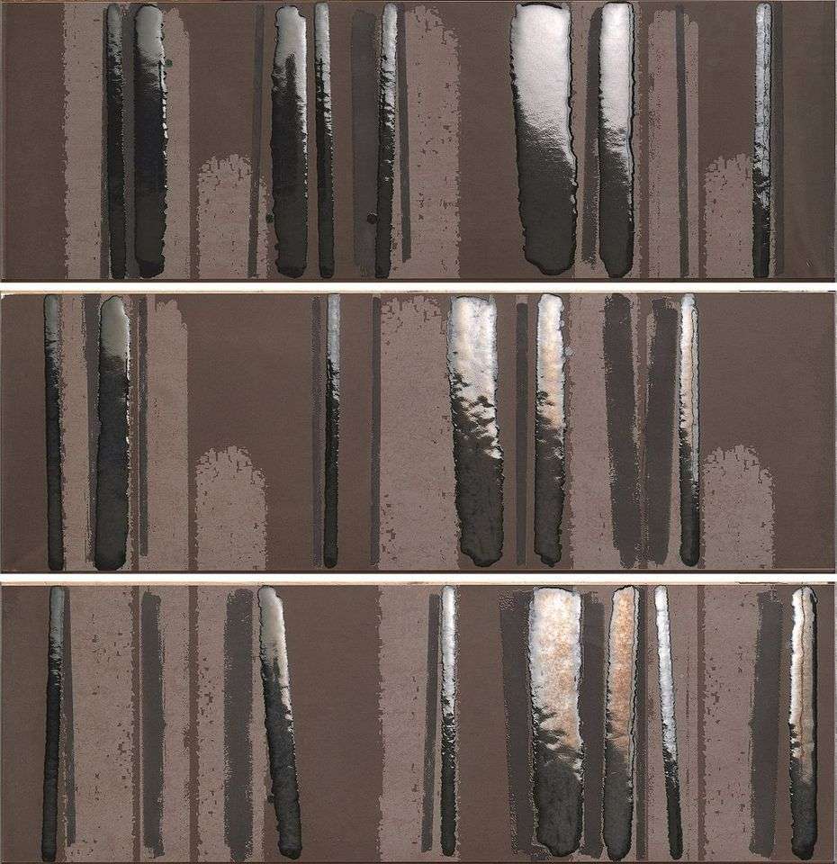Панно Fap Meltin Fuoco Inserto Mix 3 fKOC, цвет коричневый, поверхность матовая, квадрат, 915x915