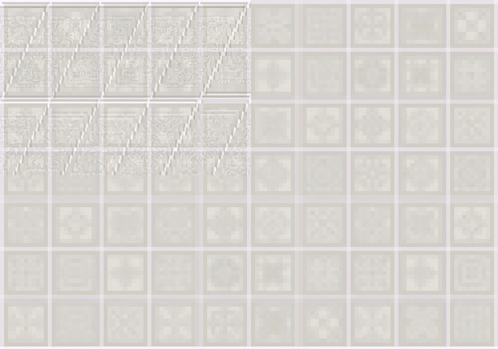 Керамическая плитка Piastrella Орнамент Фьюжн Люкс Низ, цвет бежевый, поверхность матовая, прямоугольник, 280x400