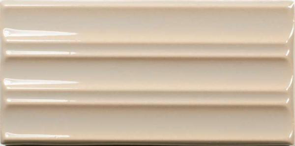 Керамическая плитка Wow Fayenza Belt Greige 127291, цвет бежевый, поверхность глянцевая 3d (объёмная), кабанчик, 62x125