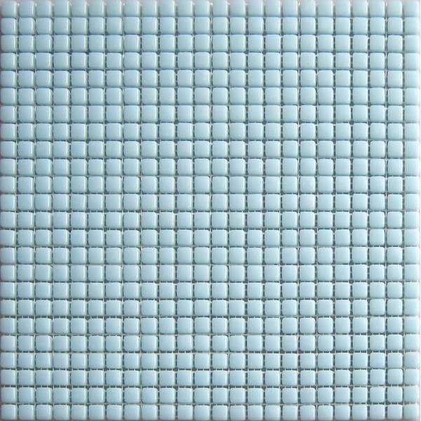 Мозаика Lace Mosaic SS 09, цвет голубой, поверхность глянцевая, квадрат, 315x315